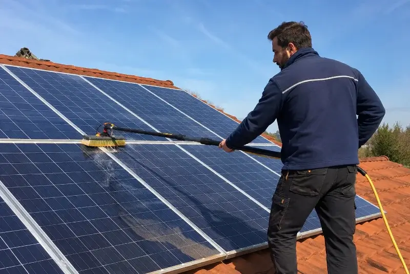Nettoyage et entretien de panneaux solaires à Clayes